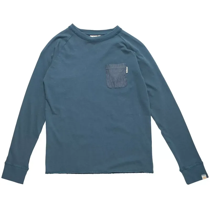 T-shirt Rip Curl Chambray Pocket lange ärmel Sale