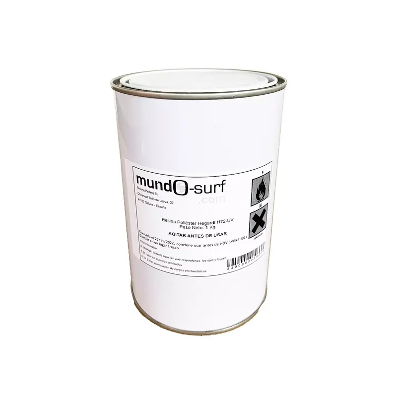 Neu Harz Polyester Hegardt H72- 1Kg