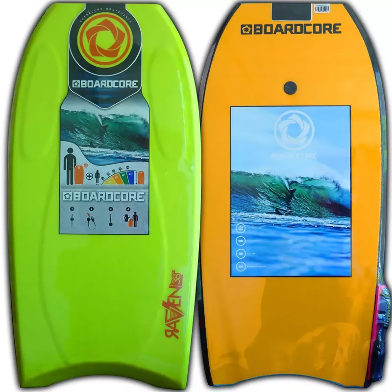 bodyboard Boardcore Raven Green/Orange Begrenztes Angebot