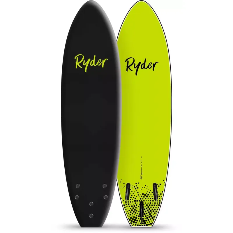 Surfbrett softboard Ryder Apprentice Thruster Black Direktkauf