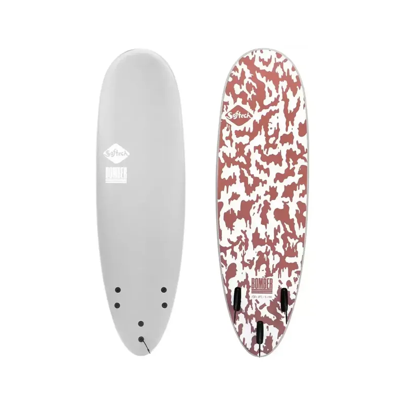 Super-Preis Surfbrett Softech Bomber Red/Grey