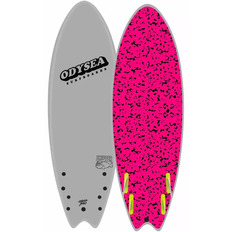 Surfbrett softboard Catch Surf Skipper Quad Cool Grey Neue Ware