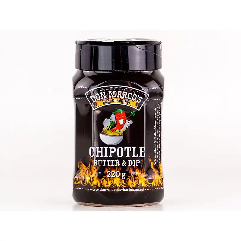 Nur Für Kurze Zeit Don Marco´s BBQ Rub Chipotle Butter & Dip 220g Dose