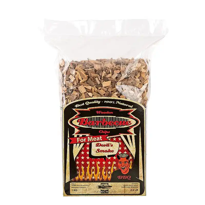 Axtschlag Räucherchips Devil's Smoke 1 KG Zertifiziert
