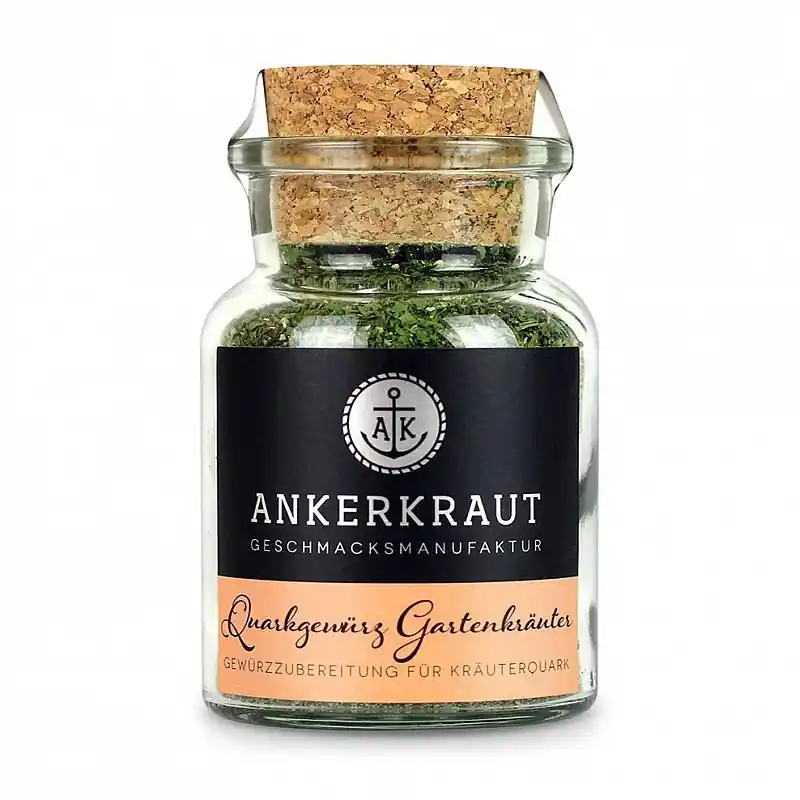Ankerkraut Quarkgewürz Gartenkräuter 55g im Korkenglas Aktuell