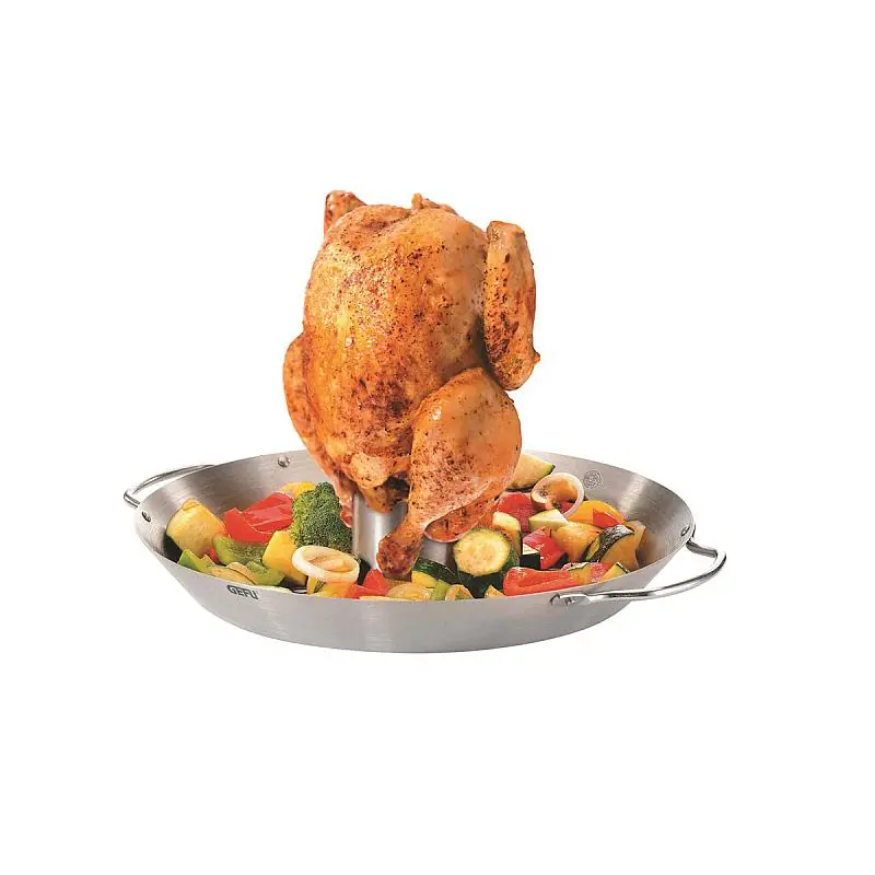 Hähnchengriller und Gemüse-Wok BBQ Markenprodukt