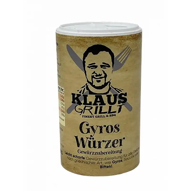 Heißes Angebot Klaus Grillt Gyros Würzer 120g Streuer