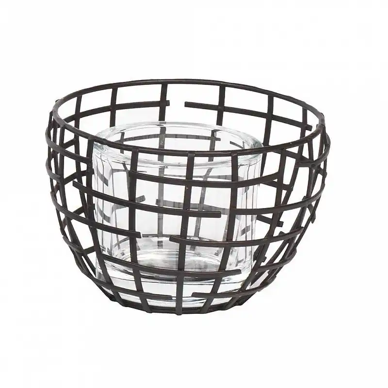 Angebot Teelichthalter Linea h 10 cm, d 15 cm
