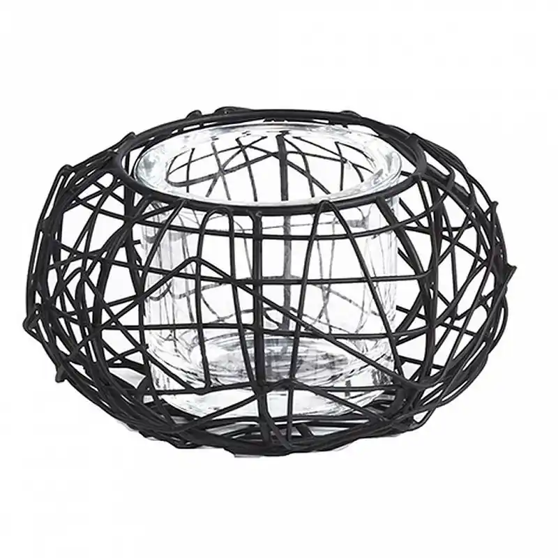 Markenware Teelichthalter Agadir h 9 cm, d 16 cm