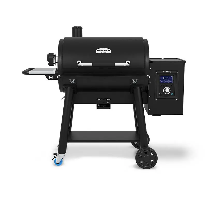 Broil King REGAL Pellet Smoker 500 PRO inkl. Drehspieß, Pellet Rollen Set, klappbarer Frontablage und Pelletsensor Sofort Bestellen