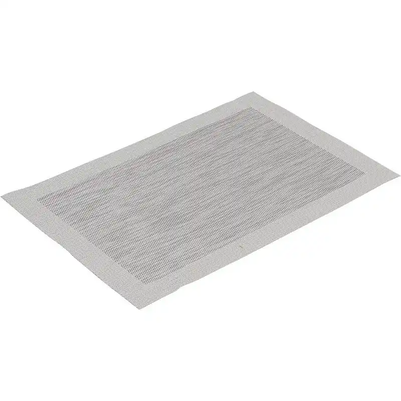 Neu Im Sortiment Tischsets 6er Packung ca. 33 x 48 cm Textilen silber