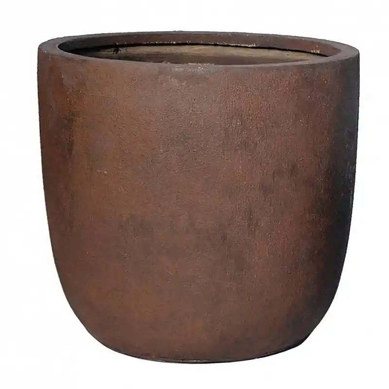 Sichere Zahlung Texas Egg Pot Rust Übertopf D25 H25