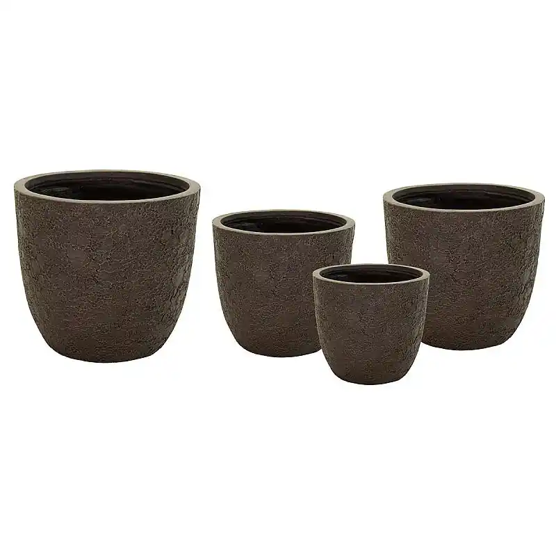 Direktkauf Roxy Egg Pot Coffee Übertopf Set S4 D25/45H25/43