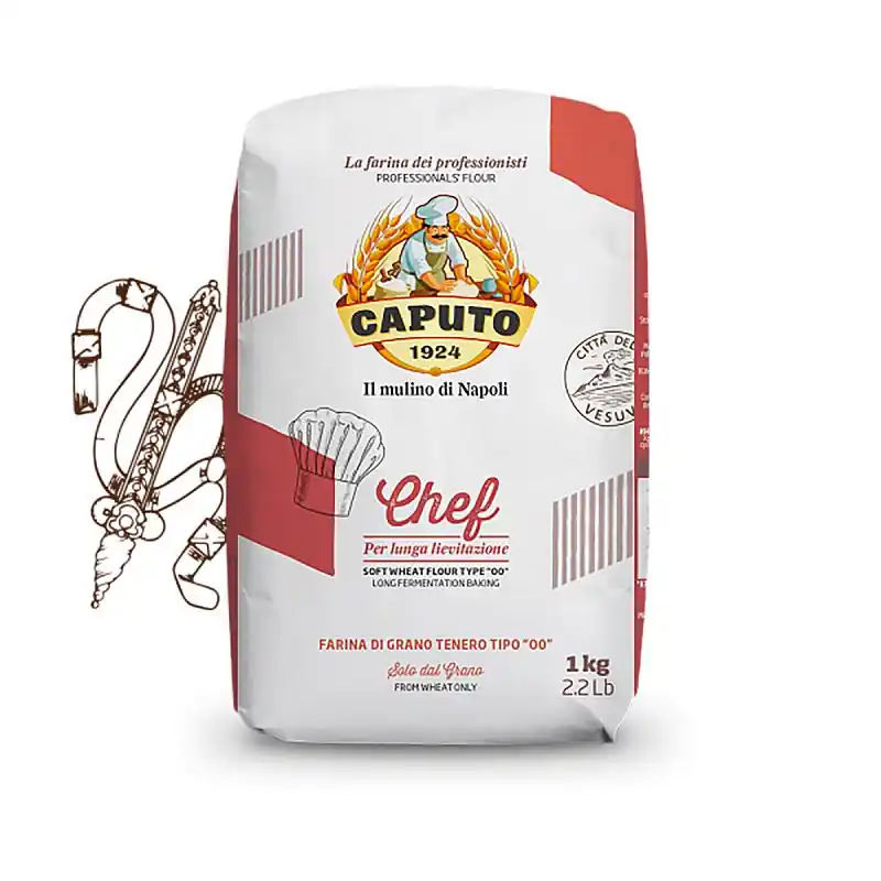 Caputo Chef Mehl Typ 00, 1 kg Solange Der Vorrat Reicht