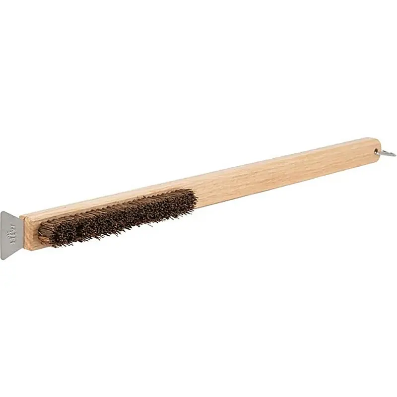 Direkt Vom Hersteller Witt Pizzaofenbürste aus Holz mit Kokosborsten und Edelstahlschaber