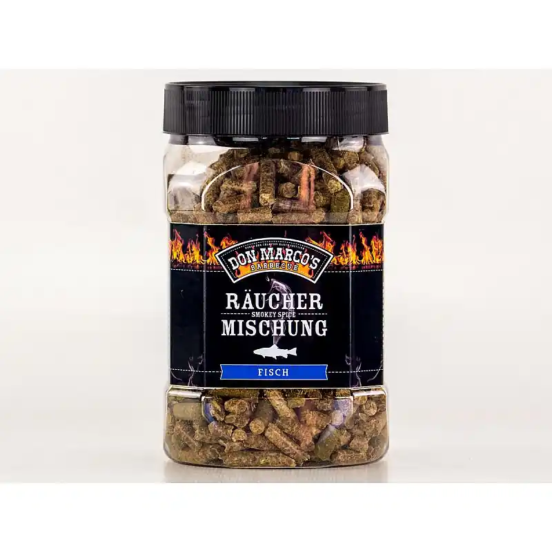 Preisreduziert Don Marco´s BBQ Smokey Spice Räucherpellet Mischung Fisch, 450g Dose