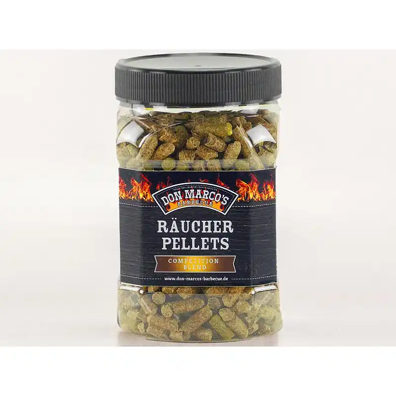 Don Marco´s BBQ Smokey Spice Räucherpellet Mischung Competition Blend, 450g Dose Versand Am Gleichen Tag