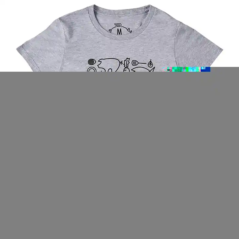 Nur Für Kurze Zeit Traeger Chef's Table T-Shirt Grau M, Damen