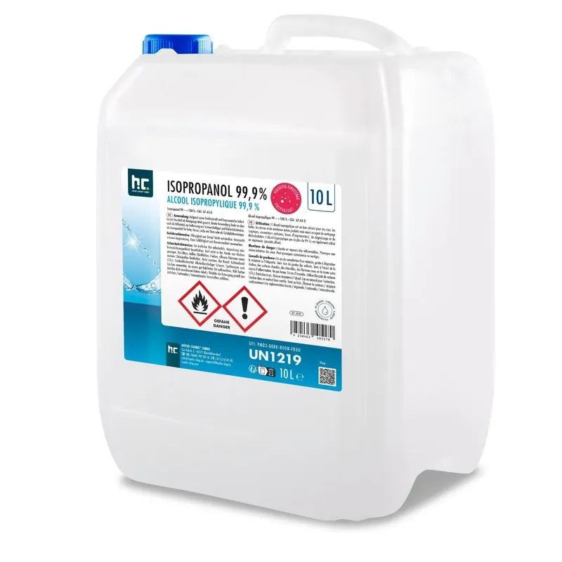 10 L Höfer Chemie® Isopropanol 99,9% in Kanister Markenware