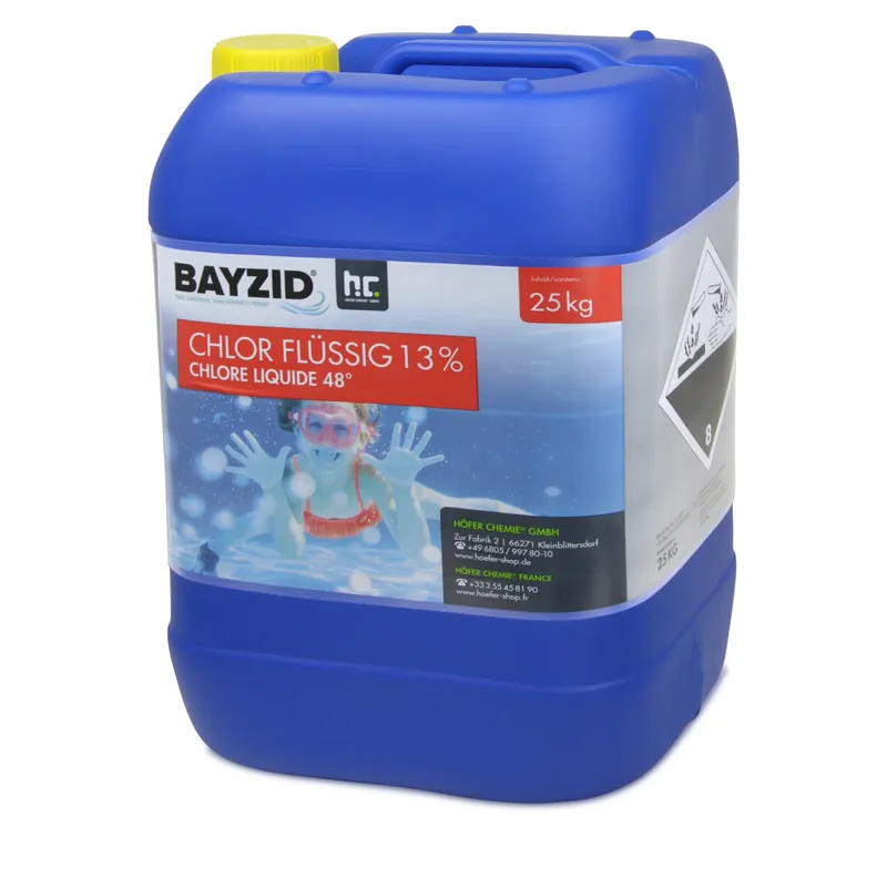 Sonderangebot 25 kg BAYZID® Chlor 13% flüssig für Pools in Kanister
