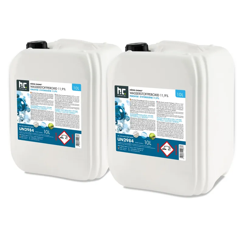 10 L Höfer Chemie® Wasserstoffperoxid 11,9% in Kanister Geprüft