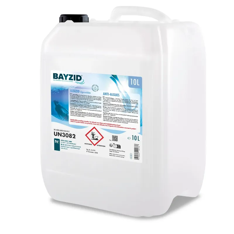 10 L BAYZID® Algizid Algenverhütung für Pools in Kanister Sichere Zahlung
