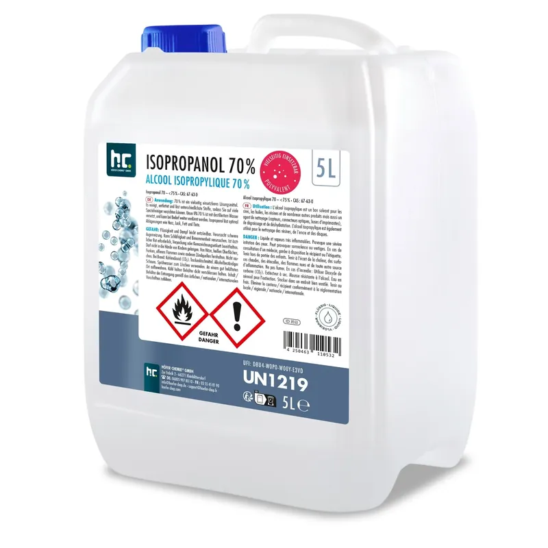 Finale Aktion 5 L Höfer Chemie® Isopropanol 70% in Kanistern