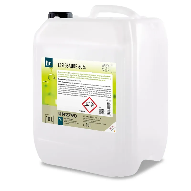 Echt 10 L Höfer Chemie® Essigsäure 60%