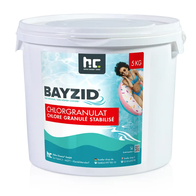 5 kg BAYZID® Chlorgranulat für Pools Preiswert