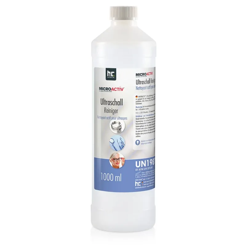 1 L Microactiv® Ultraschallreiniger Flüssig-Konzentrat für Ultraschallbad Markenprodukt