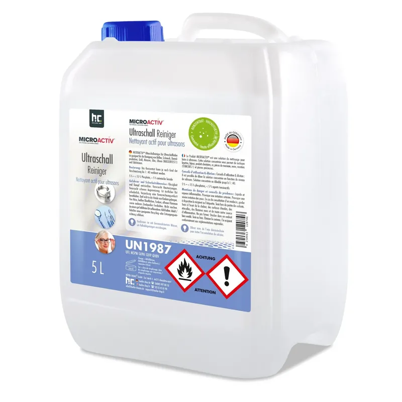 5 L Microactiv® Ultraschallreiniger Flüssig-Konzentrat für Ultraschallbad Top-Preis