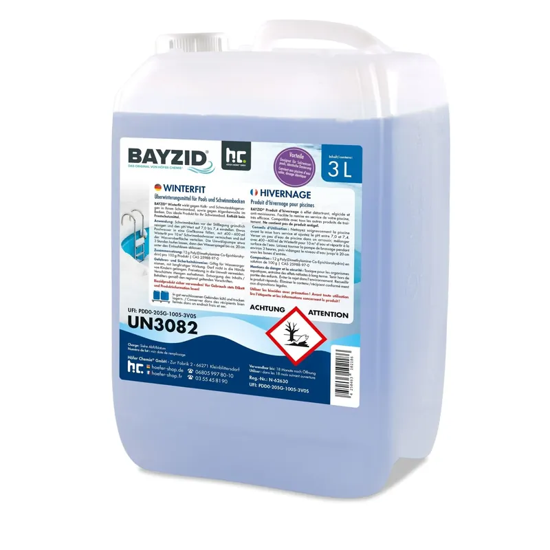 3 L BAYZID® Winterfit Überwinterungsmittel für Pools in Kanister Direkt Vom Hersteller
