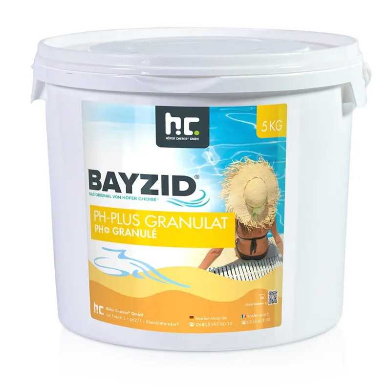 5 kg BAYZID® pH Plus Granulat für den Pool in Eimer Top-Seller