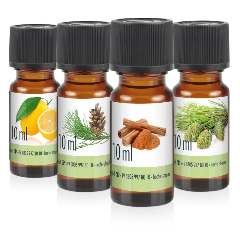 4 x 10 ml BAYZID® SPA Duftöl-Set Nr. 9 Neue Kollektion