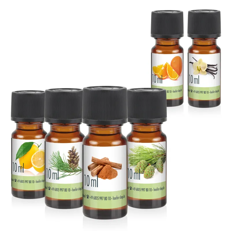 6 x 10 ml BAYZID® SPA Duftöl-Set Nr. 10 Must-Have