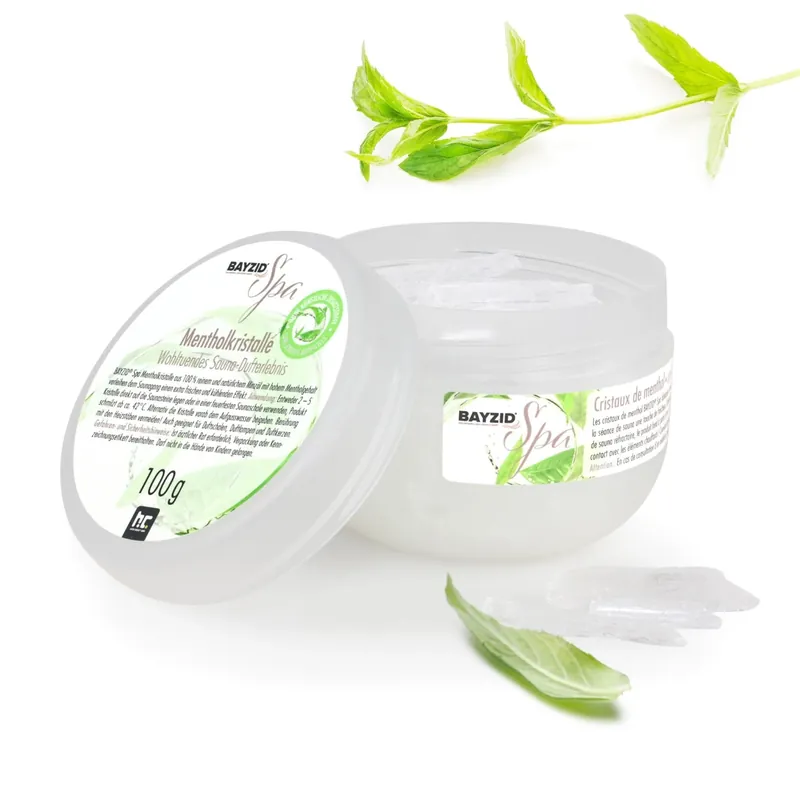 100 g BAYZID® SPA Mentholkristalle für die Sauna Begrenztes Angebot
