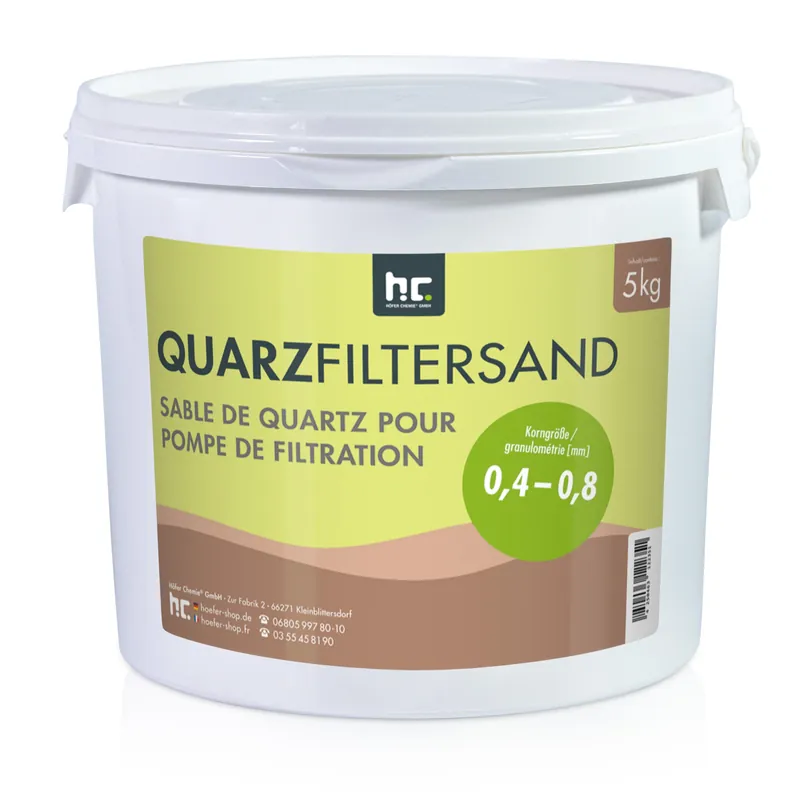 5 kg Premium Quarzsand Filtersand 0,4 - 0,8 mm Heißes Angebot
