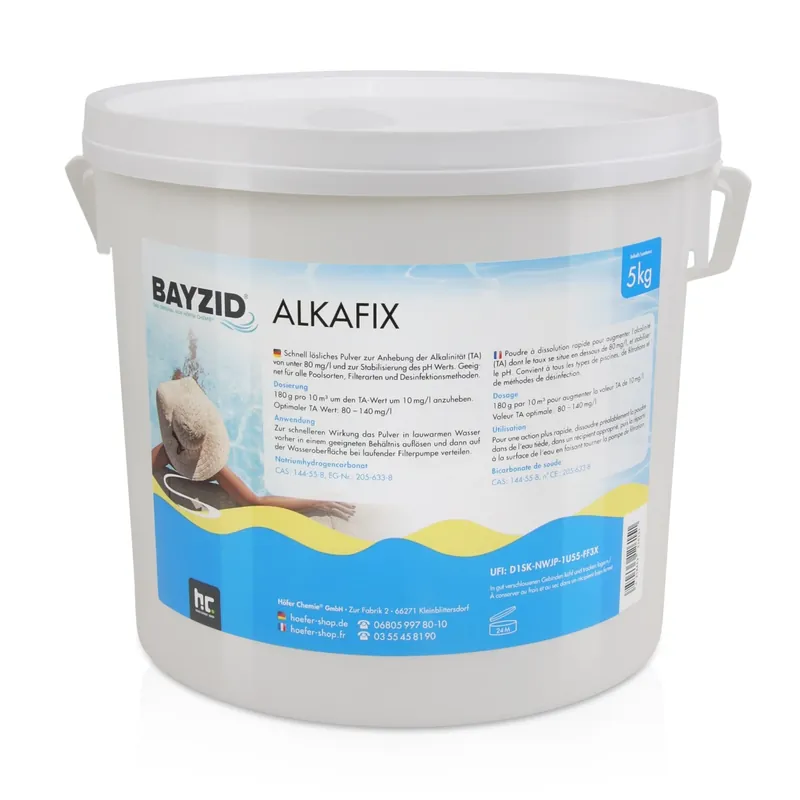 5 kg BAYZID® Alkafix zur Anhebung der Alkalinität (TA) in Eimer Letzte Chance