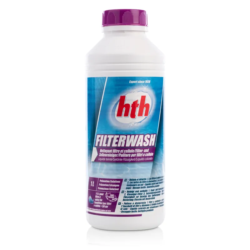 Nur Heute 1 L - hth® FILTERWASH (Filterreiniger + Salzelektrolyse Zellen Reiniger)