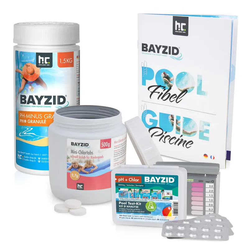 Schneller Versand BAYZID® Kinderpool Pflege-Set