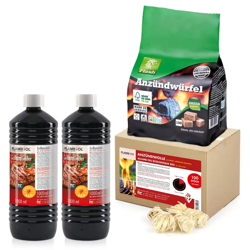 Super-Preis FLAMBIOL® Grillanzünder-Set