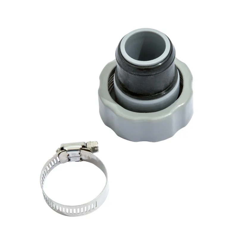 Bestseller Bestway® Ersatzteil Schlauchadapter mit Verschraubung (grau / Ø 38 mm) für Schläuche ohne Gewinde