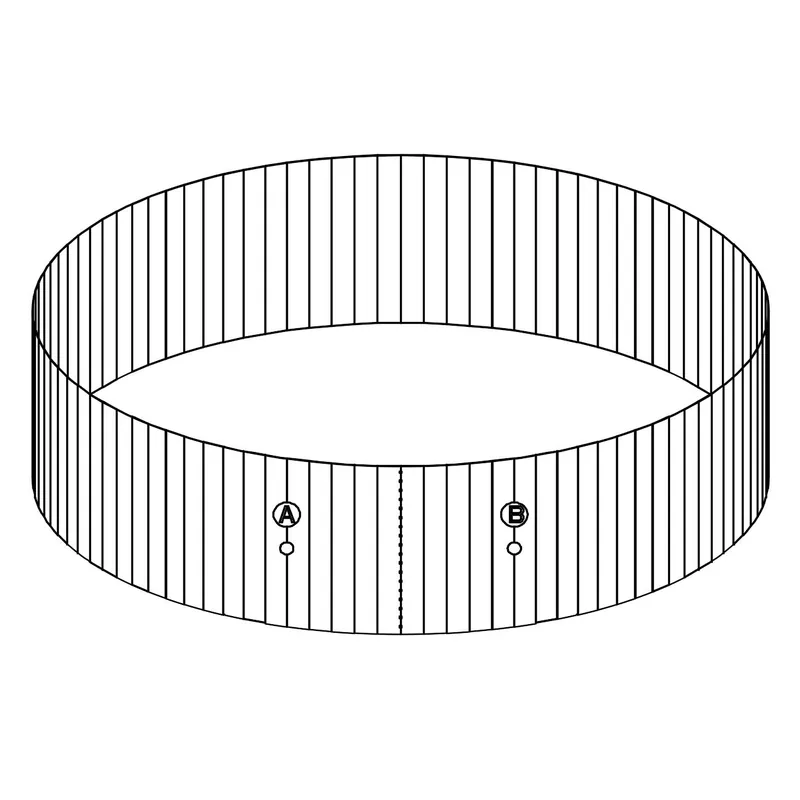 Neue Kollektion Bestway® Ersatzteil Stahlwandrahmen (granitgrau) für Hydrium™ Splasher Pool Ø 460 x 90 cm, rund