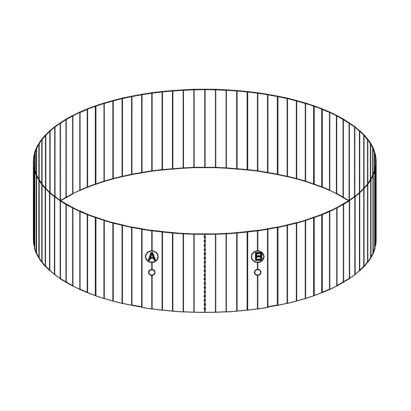 Bestway® Ersatzteil Stahlwand (grau) für Hydrium™ Splasher Pool Ø 330 x 84 cm (bis 2021), rund Versand Am Gleichen Tag