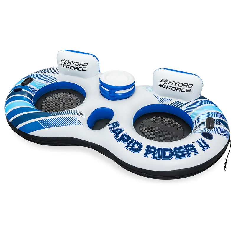 Top-Preis Hydro Force® 2-Personen-Schwimmring Rapid Rider™ II mit Rückenlehne 251 x 132 cm