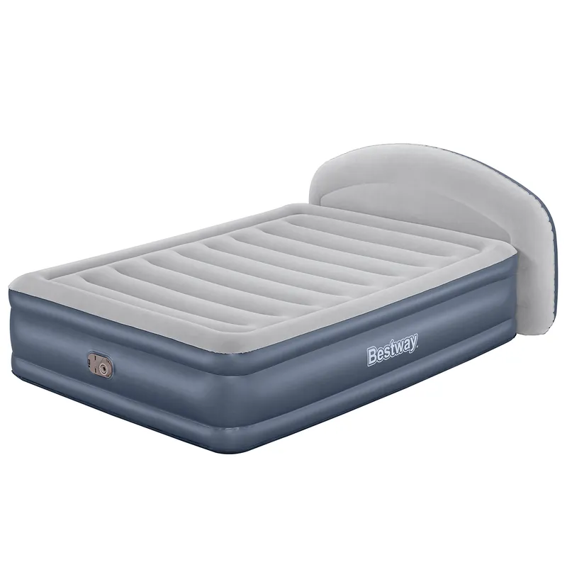 Direkt Vom Hersteller TriTech® Doppelluftbett mit integrierter Elektropumpe & Kopfteil LoungeLux™ 229 x 152 x 84 cm