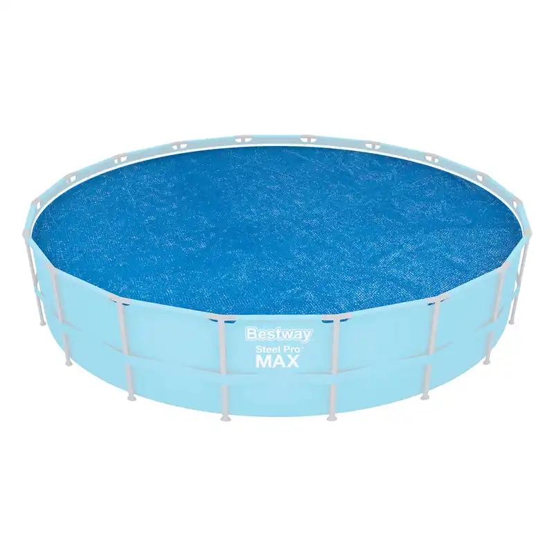 Garantierte Lieferung PE-Solarabdeckplane passend für 549 cm Pools, blau, rund