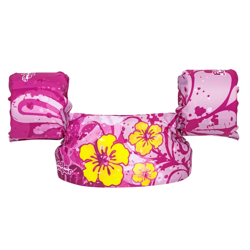 Puddle Jumper® Schwimmflügelweste Blume mit Textilbezug, 2-6 Jahre Schneller Versand