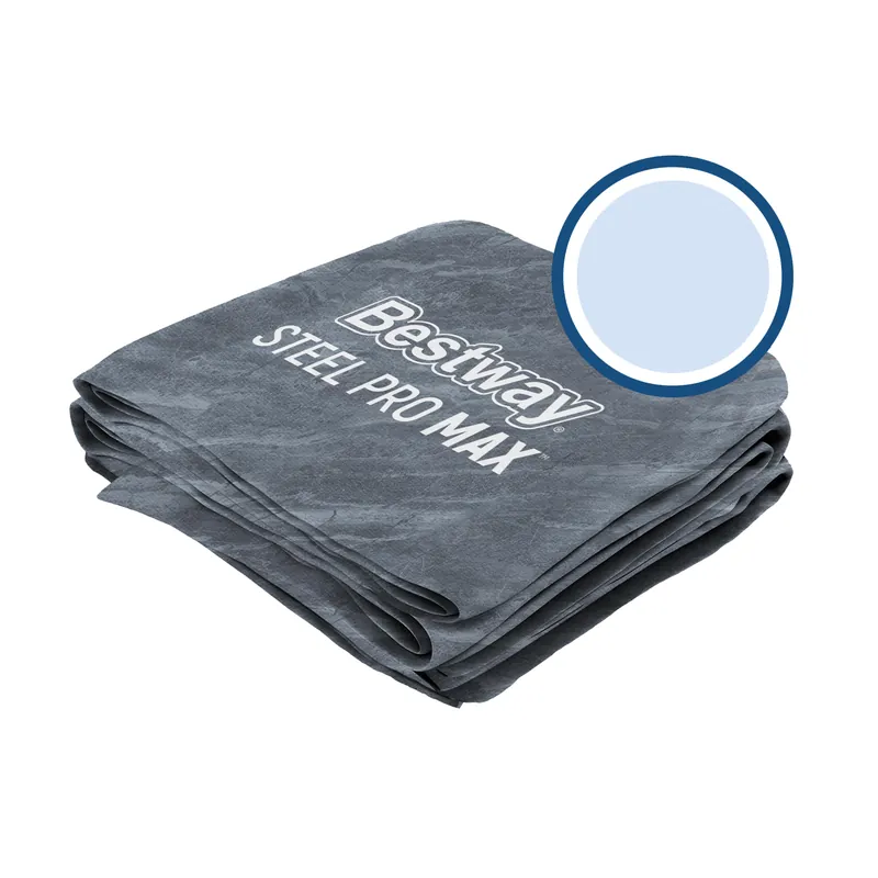 Bestway® Ersatzteil Poolfolie Mamor-Optik (schiefergrau) für Steel Pro MAX™ Pool 412 x 201 x 122 cm, eckig Solange Der Vorrat Reicht