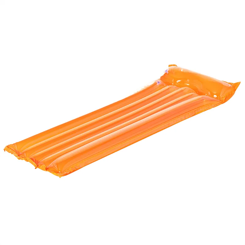 Highlight Luftmatratze Transparent Orange 164 x 63 x 18 cm